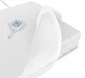 Pokrowce na materace - Prześcieradło wodoodporne MAXFIT 100% bawełna, komfort i ochrona Rozmiar: 80 x 160 - miniaturka - grafika 1