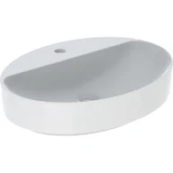 Umywalki - Geberit Variform Umywalka nablatowa 60x45 cm bez przelewu z otworem na baterię biała 500.773.01.2 - miniaturka - grafika 1