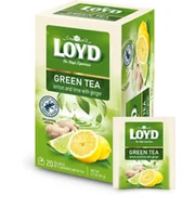 Herbata - Herbata Loyd Green Lemon & Lime & Ginger 20x1,7g - miniaturka - grafika 1