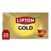 Herbata - Herbata czarna aromatyzowana Lipton Gold Tea 37,5 g - 25 torebek - miniaturka - grafika 1
