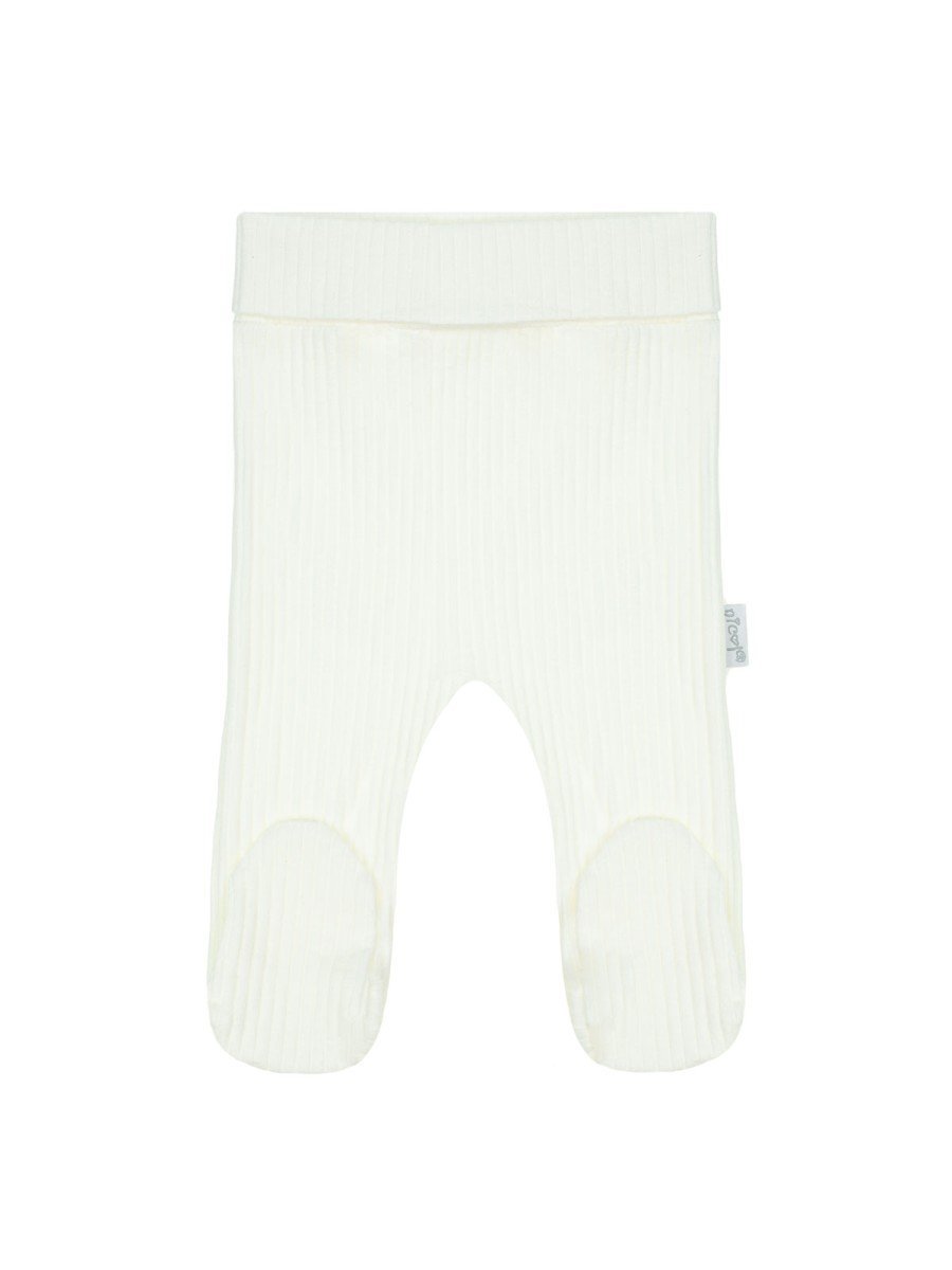 Niemowlęce półśpiochy bawełniane kremowe Nicol,r.56