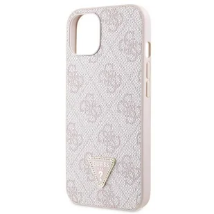 Etui Guess GUHCP13MP4TDSCPP na iPhone 13 - różowe Crossbody 4G Metal Logo - Etui i futerały do telefonów - miniaturka - grafika 6