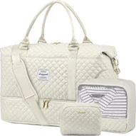 Torby sportowe - Torba sportowa damska podróżna duża z przegrodą na buty i przegrodą na mokre rzeczy wodoodporna_HANDGEPÄCK_Tasche - miniaturka - grafika 1