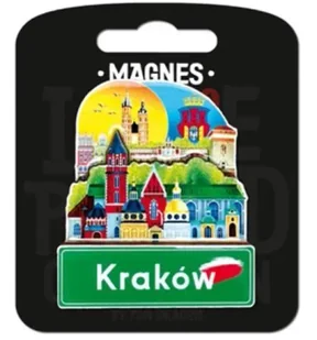 Magnes I love Poland Kraków - Pan Dragon - Magnesy - miniaturka - grafika 1