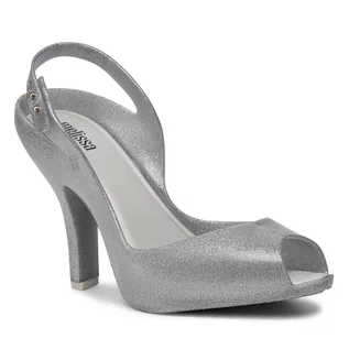 Sandały damskie - Sandały Melissa Melissa Lady Dragon Ii Ad 35679 Silver/Glitter AV664 - grafika 1