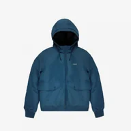 Kurtki męskie - Męska kurtka zimowa bomberka Gegito Bomber Jacket - turkusowa - PROSTO - miniaturka - grafika 1
