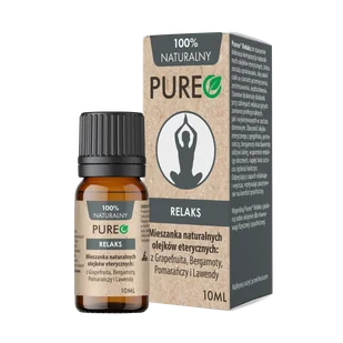 Pureo Relaks, mieszanka naturalnych olejków eterycznych, 10 ml - Aromaterapia - miniaturka - grafika 1