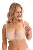 Biustonosze ciążowe - Biustonosz dla karmiących Mama 1227 półusztywniany beżowy 75B - miniaturka - grafika 1