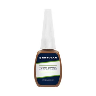 Kryolan Tooth Enamel, lakier do zębów, 12ml, Brown - Charakteryzacja - miniaturka - grafika 1