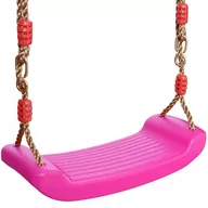 Place zabaw - Huśtawka ogrodowa dla dzieci plastikowa ZOYA różowa - miniaturka - grafika 1