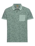 Koszulki męskie - Camel Active Koszulka polo w kolorze zielonym - miniaturka - grafika 1