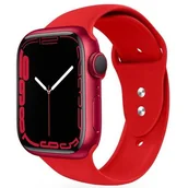 Akcesoria do zegarków - TECH-PROTECT TECH-PROTECT Pasek TECH-PROTECT Smoothband do Apple Watch 1/2/3/4 42/44 mm) Czerwony - miniaturka - grafika 1