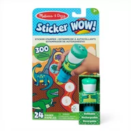 Zabawki kreatywne - Sticker WOW! Stempelki z naklejkami dinozaury - miniaturka - grafika 1