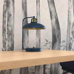 Milagro Lampka biurkowa FELIX NAVY BLUE/GOLD 1xE27 MLP7716 - Lampy stojące - miniaturka - grafika 4