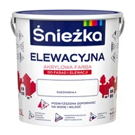 Farby zewnętrzne - Farba akrylowa ELEWACYJNA 2.5 l Biały ŚNIEŻKA - miniaturka - grafika 1