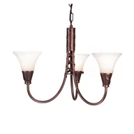 Lampy sufitowe - Elstead Lighting Emily 3Lt Chandelier Copper EM3 COPPER Elstead lampa wisząca stylowa EM3 COPPER ) - miniaturka - grafika 1