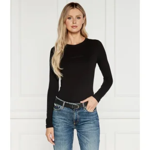 Guess Jeans Bluzka | Slim Fit - Bluzki damskie - miniaturka - grafika 1