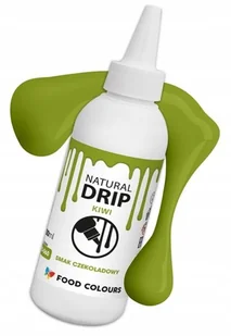 Polewa Czekoladowa Drip Sos Na Tort Deser Monoporcje ZIELONY Kiwi 100ml - Dodatki do ciast w proszku - miniaturka - grafika 1
