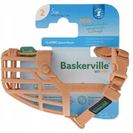 Kagańce dla psów - BASKERVILLE KAGANIEC CLASSIC 2 BEŻOWY dł. 4cm obwód 18cm - miniaturka - grafika 1