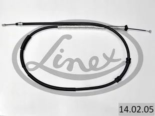 LINEX LINKA HAMULCA 14.02.05 FIAT STILO 1785/1600 04 LEWA - Linki hamulca postojowego - miniaturka - grafika 1