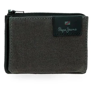Pepe Jeans Hilltop Portfel z uchwytem na karty Szary 11x7x1,5 cm Skóra by Joumma Bags, Szary, Talla única, Portfel na karty - Portfele - miniaturka - grafika 1
