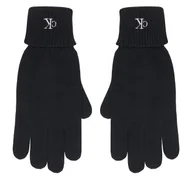 Rękawiczki - Rękawiczki Damskie Calvin Klein LV14F8021G Czarny - miniaturka - grafika 1