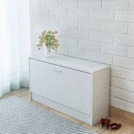 Szafki na buty - vidaXL Szafka na buty 80x24x45 cm biała - miniaturka - grafika 1