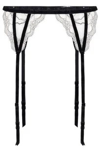 Hunkemöller Podwiązki Agnes Biały - Akcesoria do bielizny - miniaturka - grafika 1