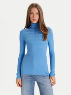 Swetry damskie - Morgan Golf 132-MENTOS.M Niebieski Slim Fit - miniaturka - grafika 1