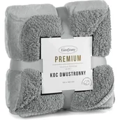 Koce - Koc EUROFIRANY Tedy 150 x 200 cm Srebrny - miniaturka - grafika 1