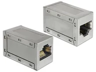 Adaptery i przejściówki - DeLOCK 86140 zmieniacz płci / kabli RJ45 Srebrny - miniaturka - grafika 1