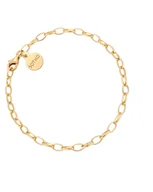 Bransoletki - Złota masywna bransoletka - miniaturka - grafika 1