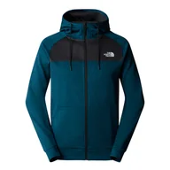 Bluzy sportowe męskie - Męska Bluza THE NORTH FACE M REAXION FLEECE F/Z HOODIE - EU NF0A7Z9O7AO1 – Niebieski - miniaturka - grafika 1
