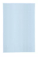 Dywaniki łazienkowe - Kleine Wolke Zigzag Supermiękki Dywanik łazienkowy Bright Blue Niebieski 70x120 cm - miniaturka - grafika 1