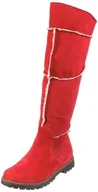 Kozaki damskie - Tommy Hilfiger EDDIE 6 FU76813104 kozaki dziewczęce, czerwony - Czerwony Passion - 28 EU - miniaturka - grafika 1