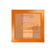 Pudry do twarzy - Rimmel Lasting Radiance Puder 002 Honey 8g - miniaturka - grafika 1