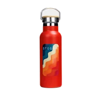 Butelki termiczne - Butelka termiczna stalowa Dr.Bacty Iris 500 ml - Czerwona - Stegna - miniaturka - grafika 1