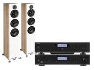 Zestawy stereo - Rotel A12 MKII (czarny) + CD14 MKII (czarny) + Debut Reference F5 (biały) - miniaturka - grafika 1