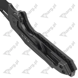 Nóż składany Bestech Nyxie Black Titanium / Carbon Fiber, Black Stonewashed CPM S35VN by Todd Knife and Tool (BT2209D) - Noże - miniaturka - grafika 5