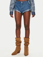 Spodenki damskie - One Teaspoon Szorty jeansowe Sailors 26719 Granatowy Regular Fit - miniaturka - grafika 1