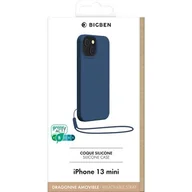 Etui i futerały do telefonów - BIGBEN Etui do iPhone 13 MINI NIEBIESKI - miniaturka - grafika 1