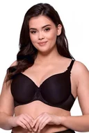 Biustonosze - Nipplex Anita big czarny biustonosz usztywniany - miniaturka - grafika 1