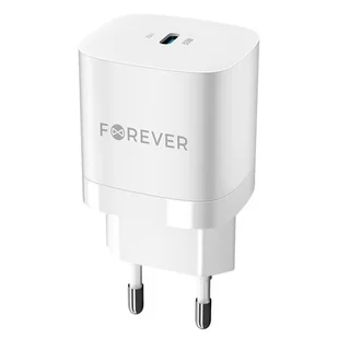 Forever ładowarka sieciowa GaN PD TC-05 1x USB-C 33 W biała - Ładowarki do telefonów - miniaturka - grafika 1