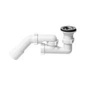 Syfony - Tycner Syfon brodzikowy z metalowym sitkiem 40/50 mm - miniaturka - grafika 1