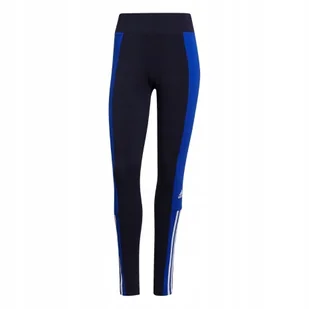 Legginsy damskie adidas Essentials Colorblock czarno-niebieskie GS6323 XS - Legginsy - miniaturka - grafika 1