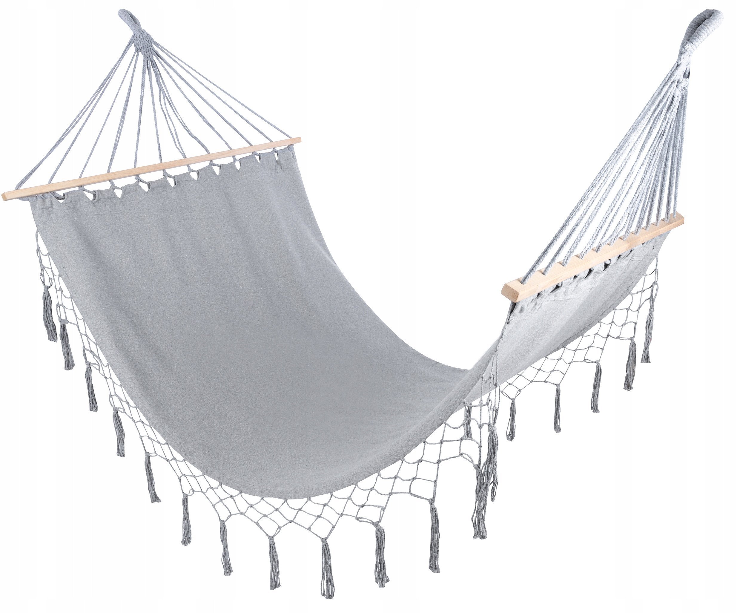 Carruzzo HM3 HAMAK Z POPRZECZKĄ FRĘDZLE IBIZA + LINY