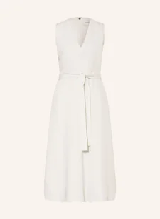 Calvin Klein Sukienka Z Dodatkiem Lnu weiss - Sukienki - miniaturka - grafika 1