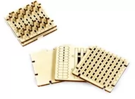 Gry planszowe - Ateneum Drewniana gra podróżna 3D Warcaby - miniaturka - grafika 1