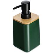 Akcesoria łazienkowe - Dozownik na mydło z pompką Carrara, zielony - miniaturka - grafika 1