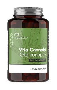 HERBAMEDICUS Vitamedicus VitaCannabi olej konopny x 30 kaps - Układ nerwowy - miniaturka - grafika 1